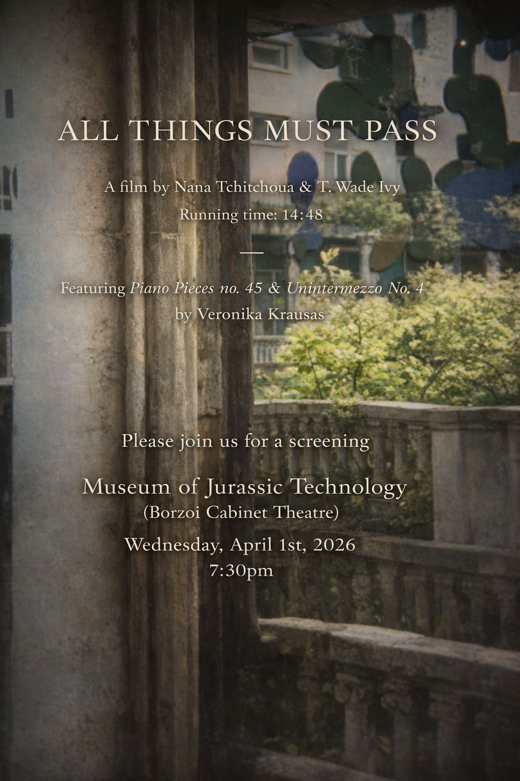 ALL THINGS MUST PASS
